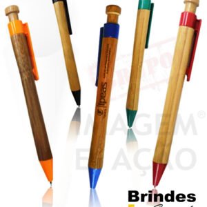 Caneta ecológica em bambu