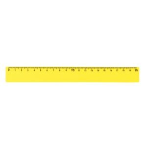 RÉGUA PLÁSTICA 20CM