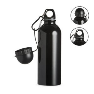 SQUEEZE INOX 500ML C/ BICO E MOSQUETÃO